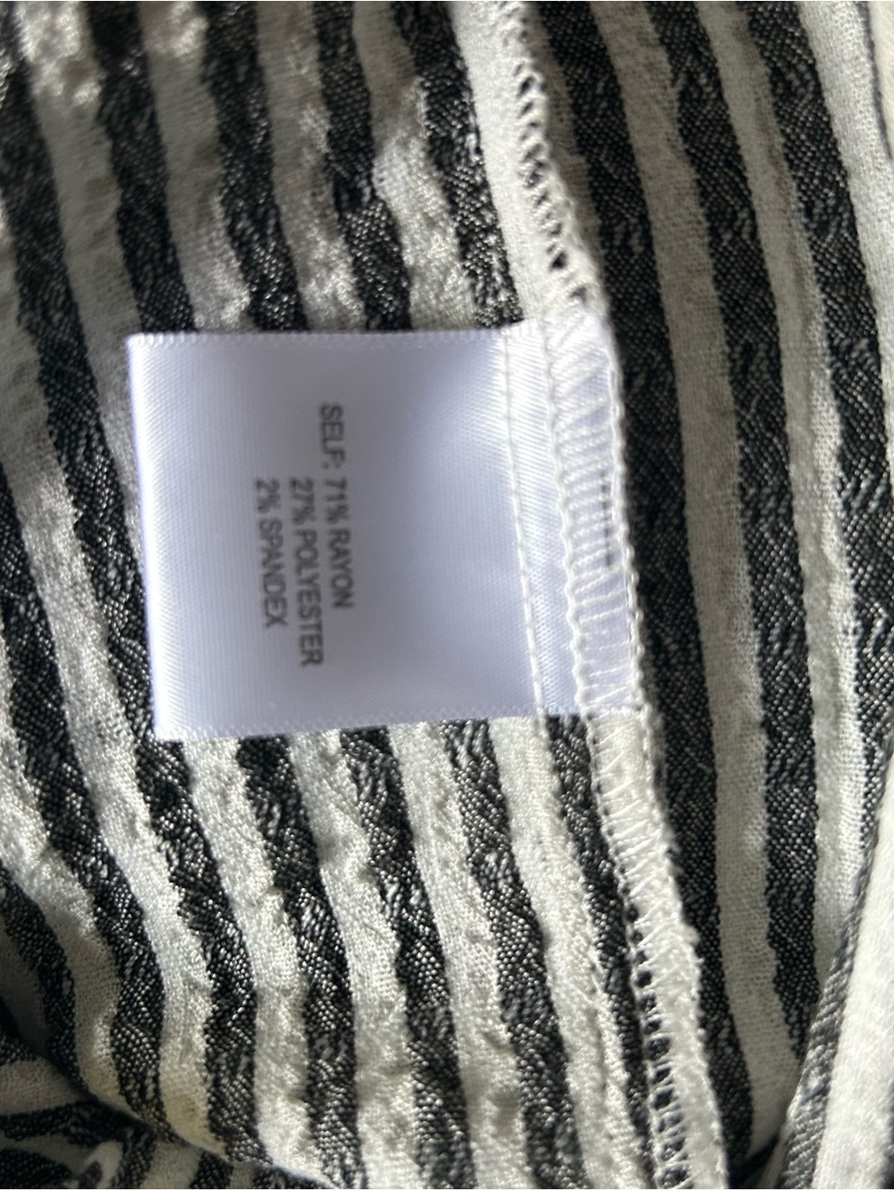 Jane and Delancey Black and White Striped Shirt Dress- never worn - Picture 4 of 5